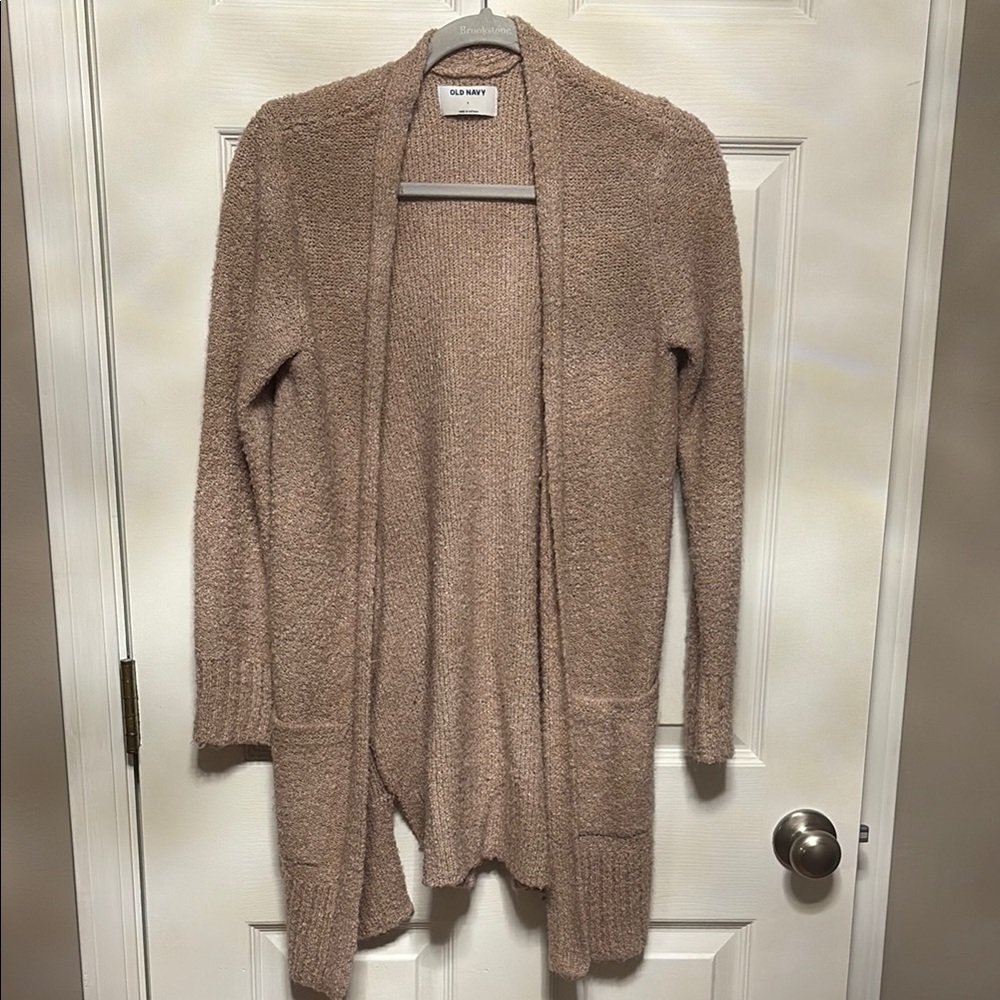 Old Navy Women's Cozy Tan Cardigan